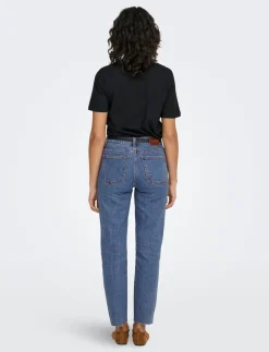 ONLEMILY HW ST RW CR AN MAE05 NOOS - Straight jeans