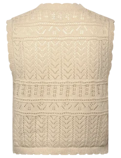 ONLIRINA V-NECK BUTTON VEST KNT NOOS - Strikveste