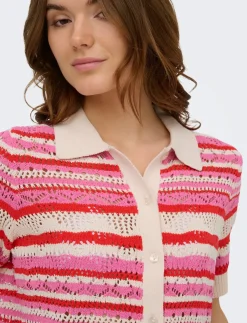 ONLLULA POLO S/S CARDIGAN KNT NOOS - Cardigans