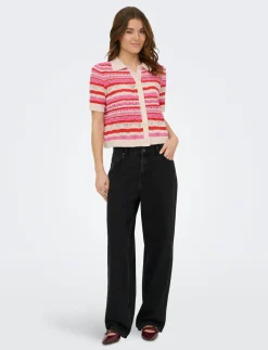 ONLLULA POLO S/S CARDIGAN KNT NOOS - Cardigans