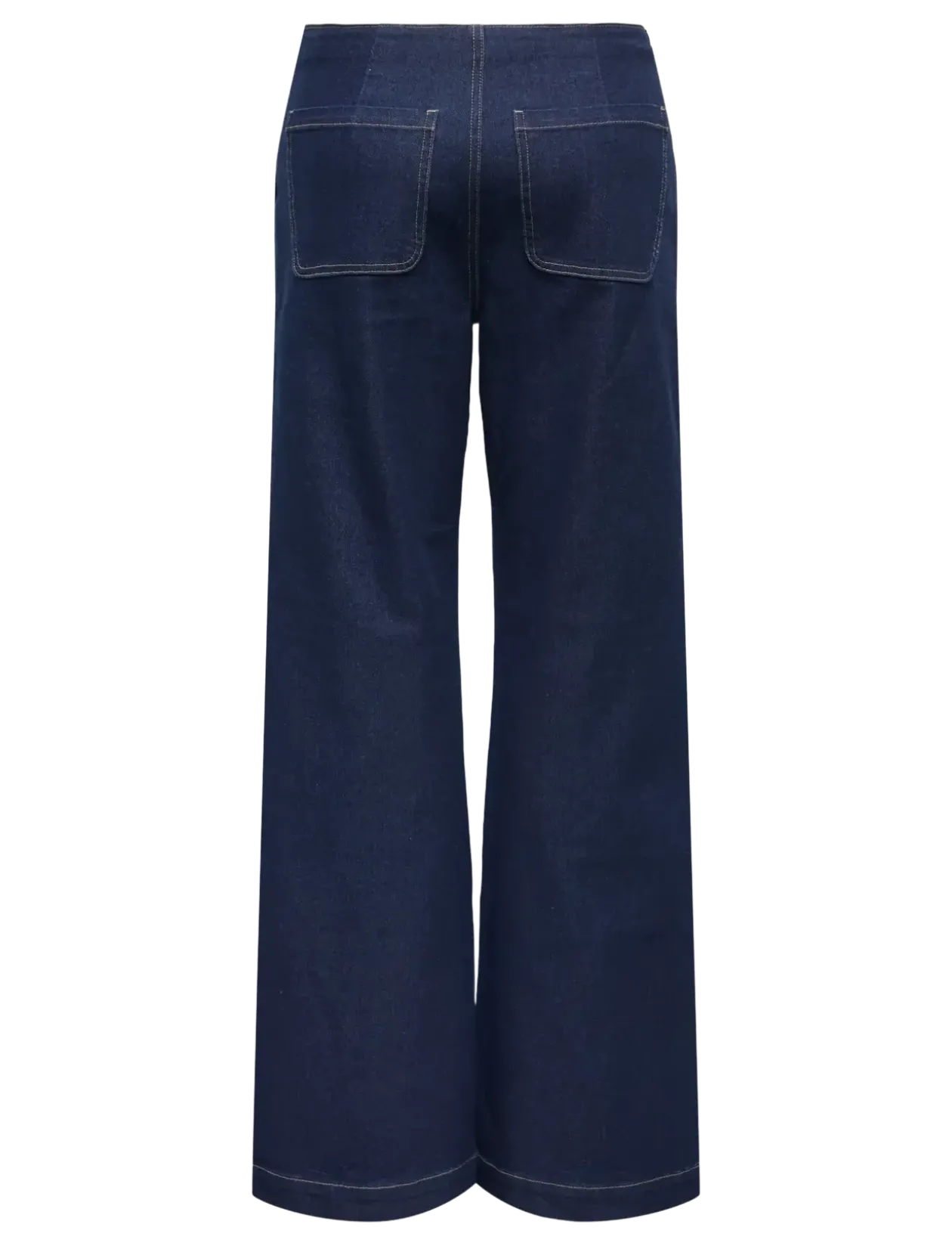 ONLMADELINE BUTTON HW WIDE DNM GUA - Brede jeans