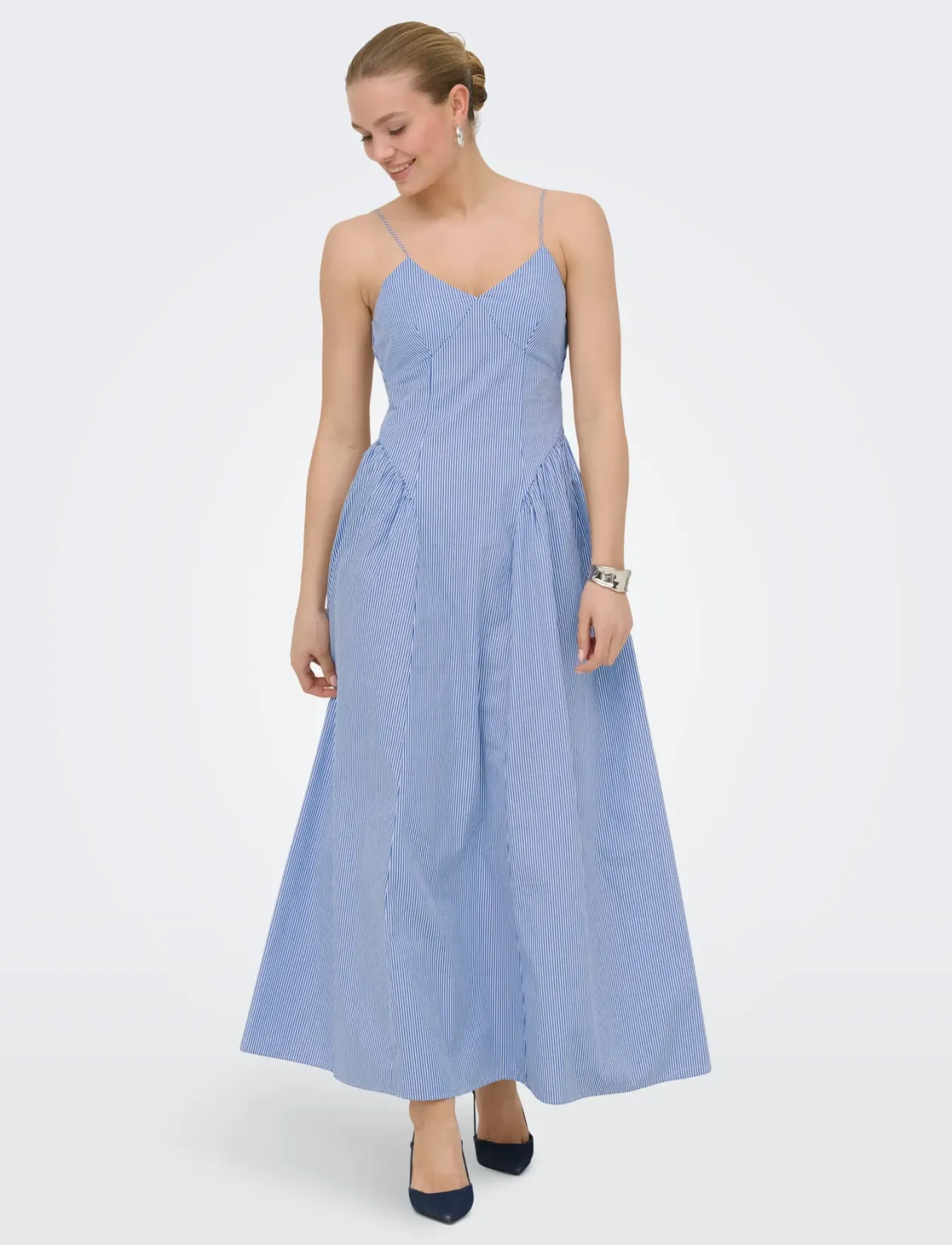 ONLTIARI STRAP HIP DRESS WVN - Maxikjoler