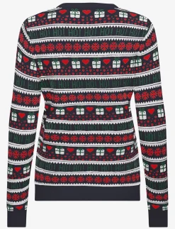 ONLXMAS PRESENT LS O-NECK KNT - Strik