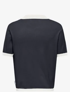 ONSADRIAN REG 12 SS CONTRAST POLO KNIT - Kortærmede