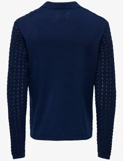 ONSANTONIO LS 12 RESORT CROCHET POLO - Polostrik