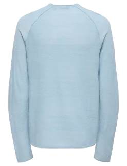 ONSAPOLLO REG LS STRUC CREW KNIT - Rund hals