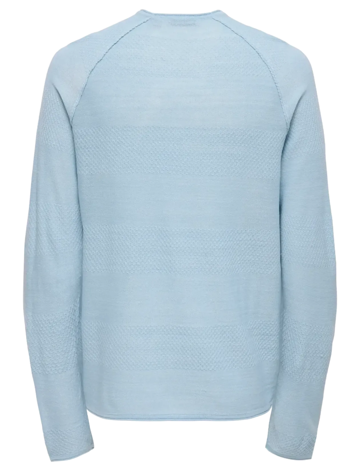 ONSAPOLLO REG LS STRUC CREW KNIT - Rund hals