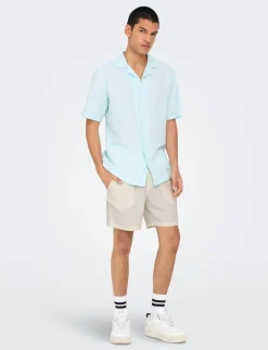 ONSBERTIL WAFFLE SHORTS - Casual shorts