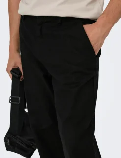 ONSBOB LOOSE COT LIN 0007 PANT NOOS - Hørbukser