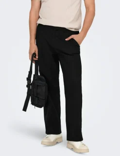 ONSBOB LOOSE COT LIN 0007 PANT NOOS - Hørbukser