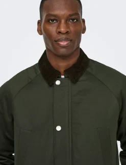 ONSBOB WAXED JACKET OTW - Vindjakker