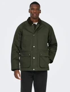 ONSBOB WAXED JACKET OTW - Vindjakker