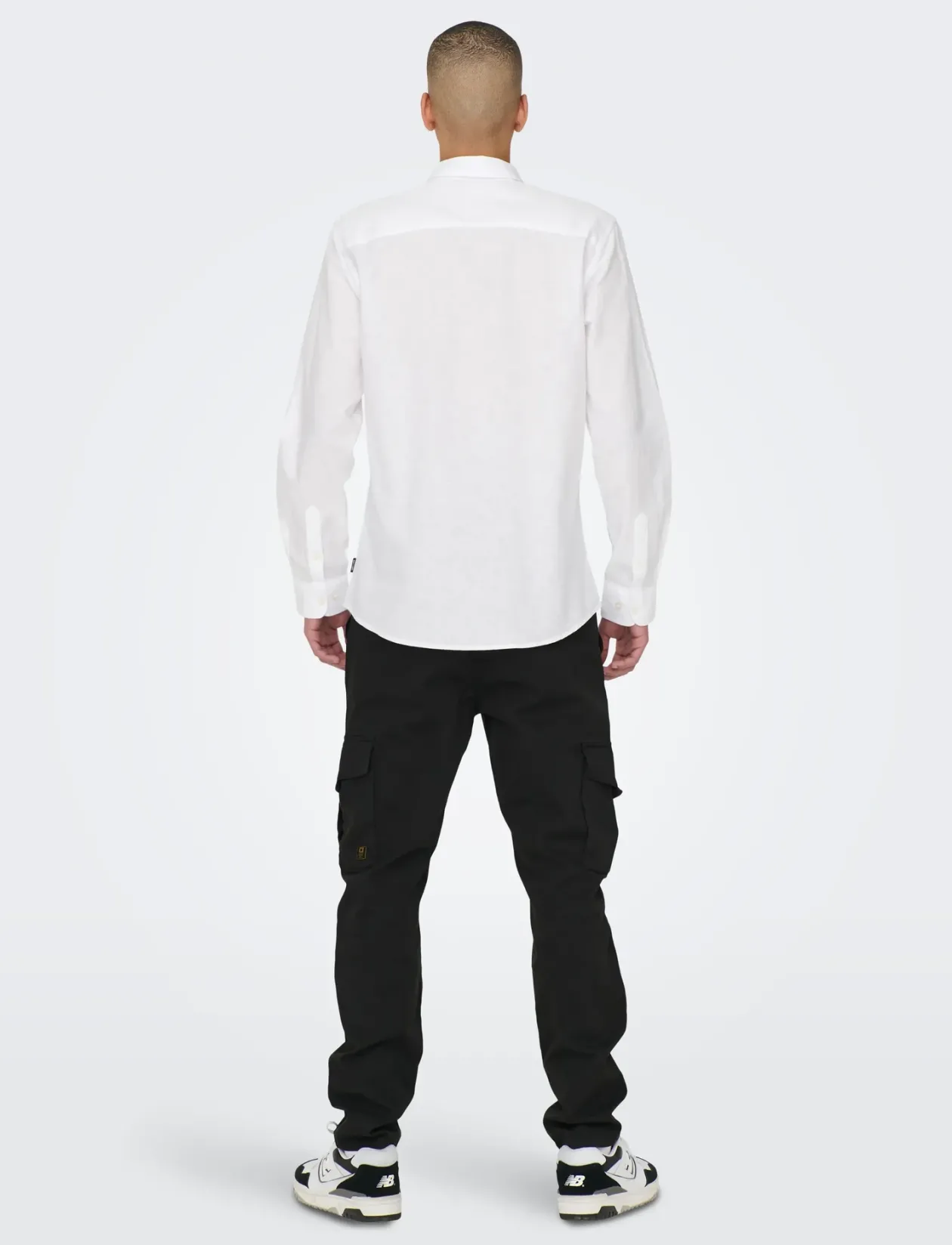 ONSCAIDEN LIFE LS SOLID LINEN BLEND NOOS - Hørskjorter