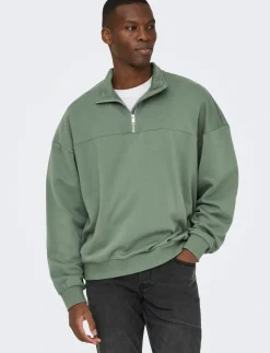 ONSCERES OVZ TRACK HALF ZIP SWEAT VD - Sweatshirts