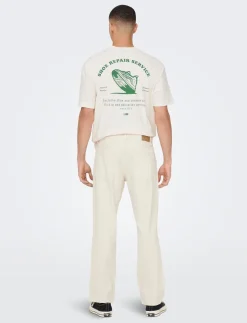 ONSEDGE STRAIGHT ECRU 5917 PIM DNM NOOS - Relaxed jeans