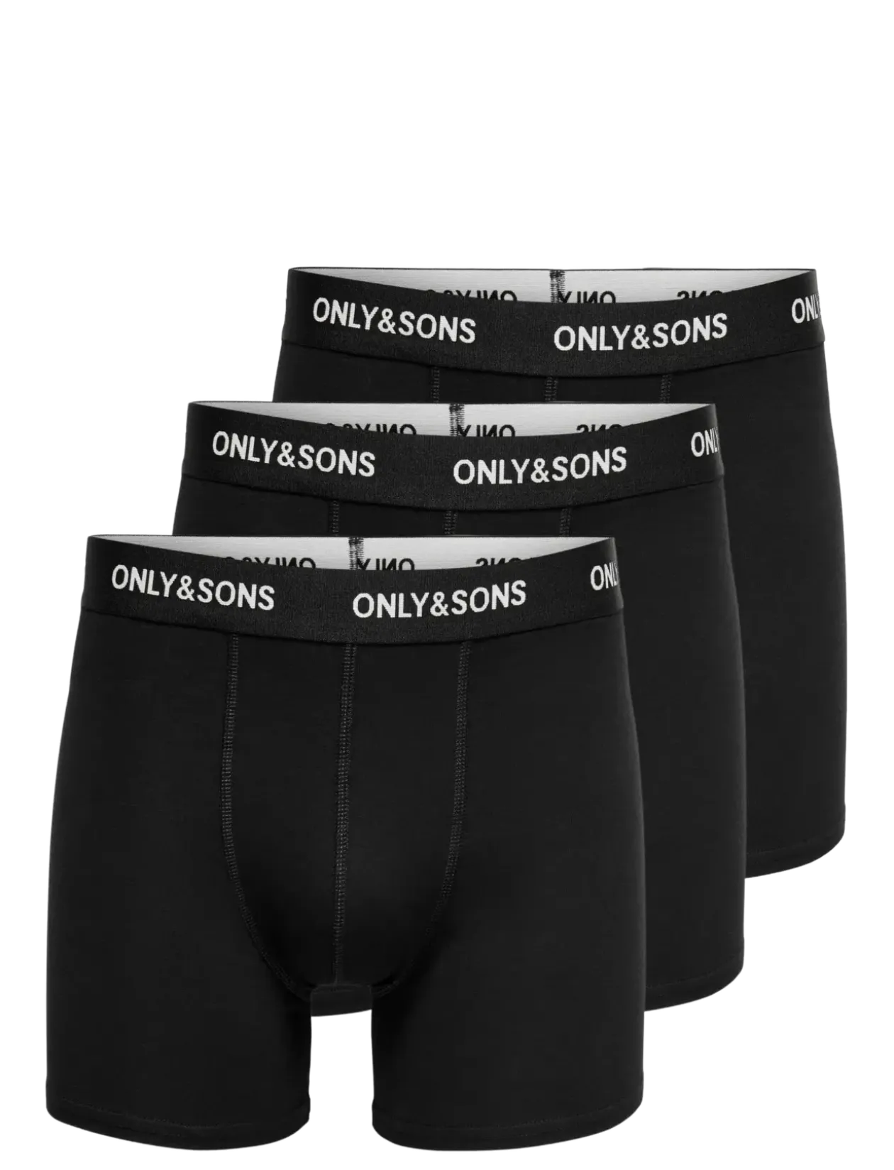 ONSFITZ SOLID BLACK BOXER 3PACK NOOS - Boxershorts