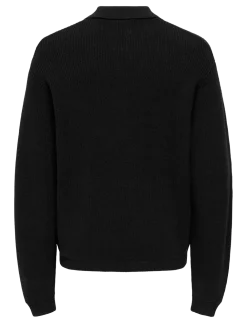 ONSKAISER RLX LS 1/2 ZIP POLO KNIT NOOS - Polostrik
