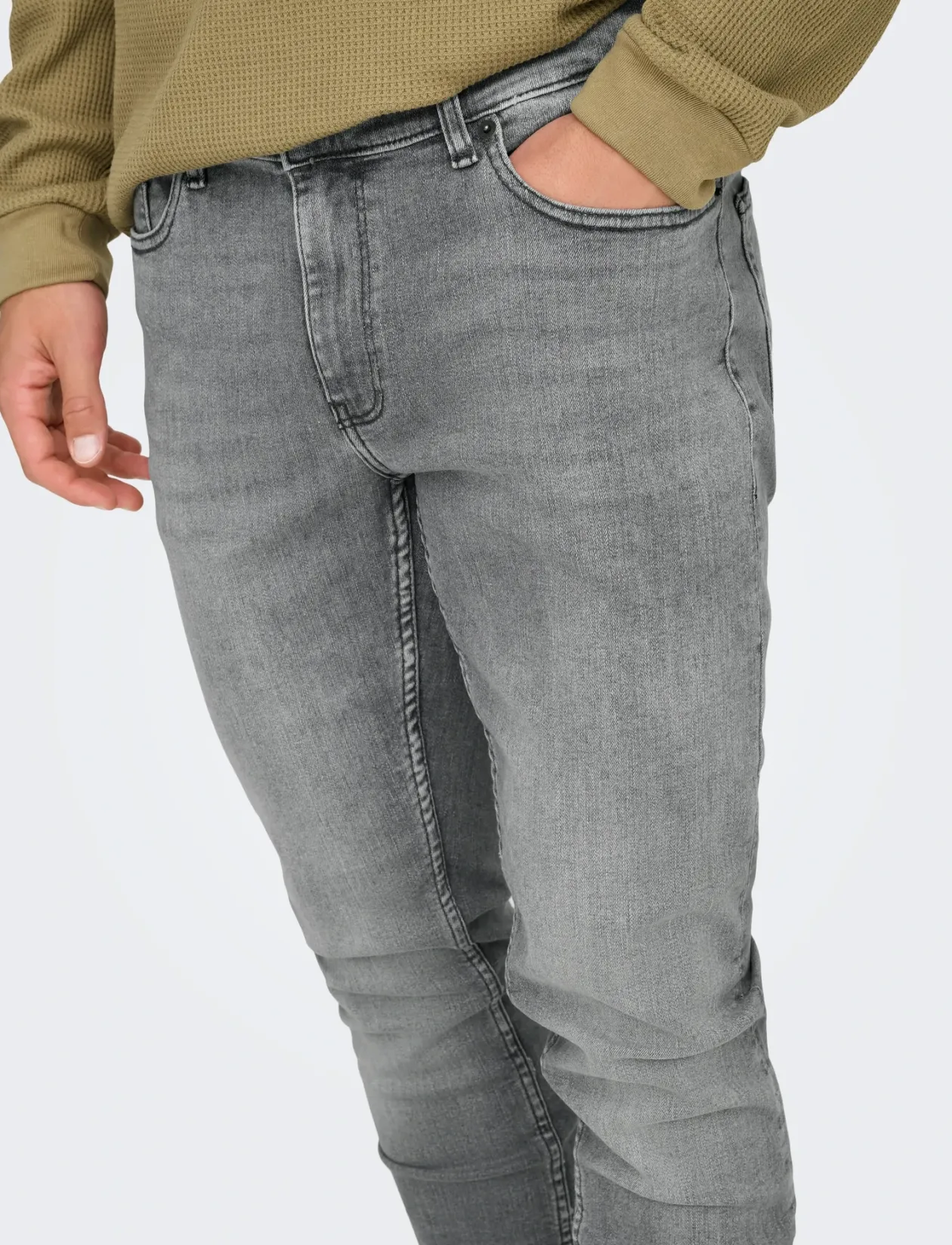 ONSLOOM SLIM GREY 3227 DCC DNM NOOS - Slim jeans