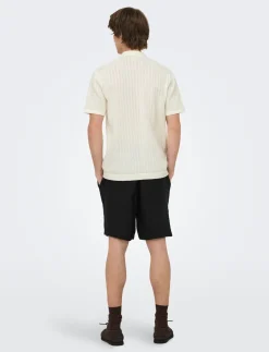 ONSMOON REG 12 SS POLO KNIT NOOS - Kortærmede poloer
