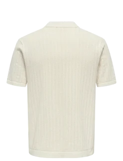 ONSMOON REG 12 SS POLO KNIT NOOS - Kortærmede poloer