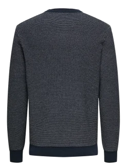 ONSMORGAN 12 STRUCTURE CREW KNIT NOOS - Rund hals