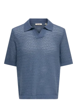 ONSNYLE 5 SS SPLIT POLO KNIT CS - Kortærmede poloer
