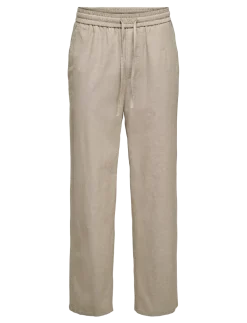 ONSSINUS LOOSE 0007 COT LIN PANT NOOS - Hørbukser