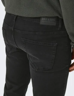 ONSWEFT REGULAR BLACK 8638 MAT DNM NOOS - Regular jeans