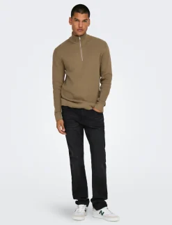 ONSWEFT REGULAR BLACK 8638 MAT DNM NOOS - Regular jeans