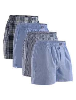 Organic Woven Boxers (Men) 4-pack - Boxershorts