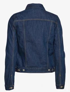 ORIGINAL TRUCKER CLEAN DARK AU - Denimjakker
