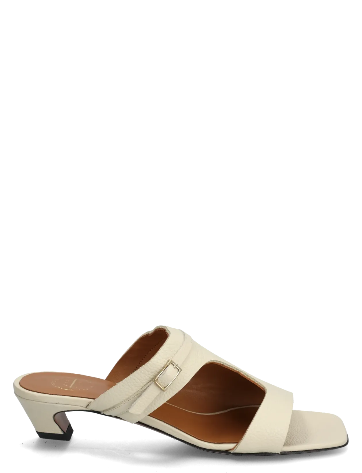 Ossana Mandorla Grained Calf - Mules med hæle