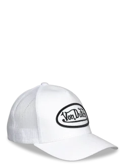 Oval Patch White Trucker Von Dutch - Kasketter