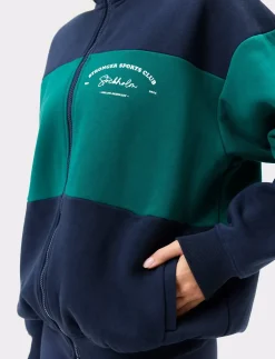 Oversized Full Zip Sweatshirt - Sweatshirts