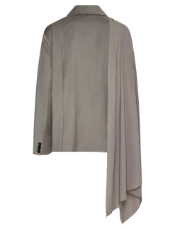 OVERSIZED SCARF BLAZER - Dobbeltradede blazere