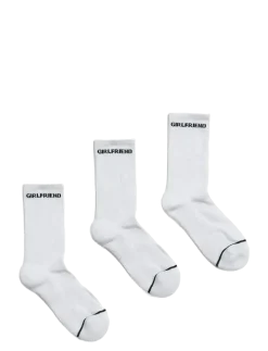 3-Pack Girlfriend Crew Sock - Strømper