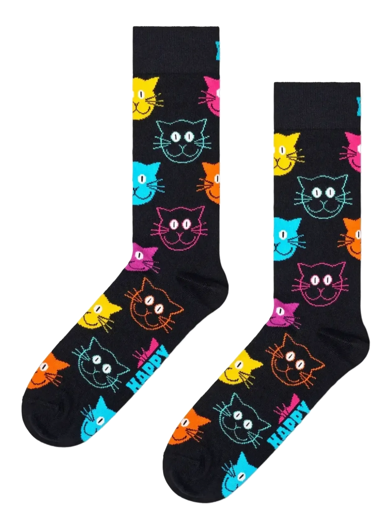 3-Pack Mixed Cat Socks Gift Set - Sokker