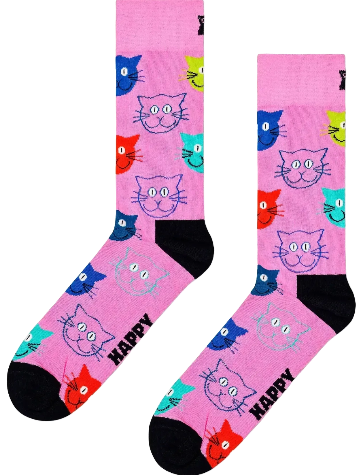 3-Pack Mixed Cat Socks Gift Set - Sokker