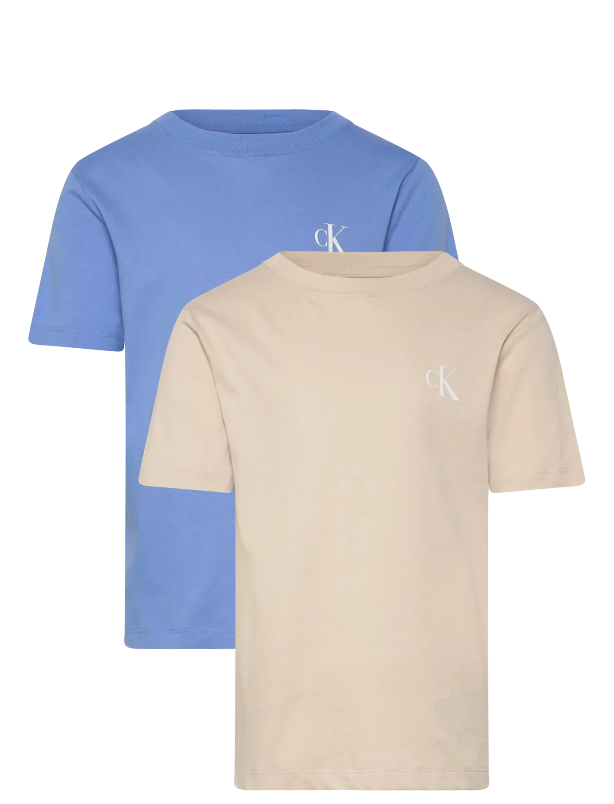 2-PACK MONOGRAM TOP - Kortærmede