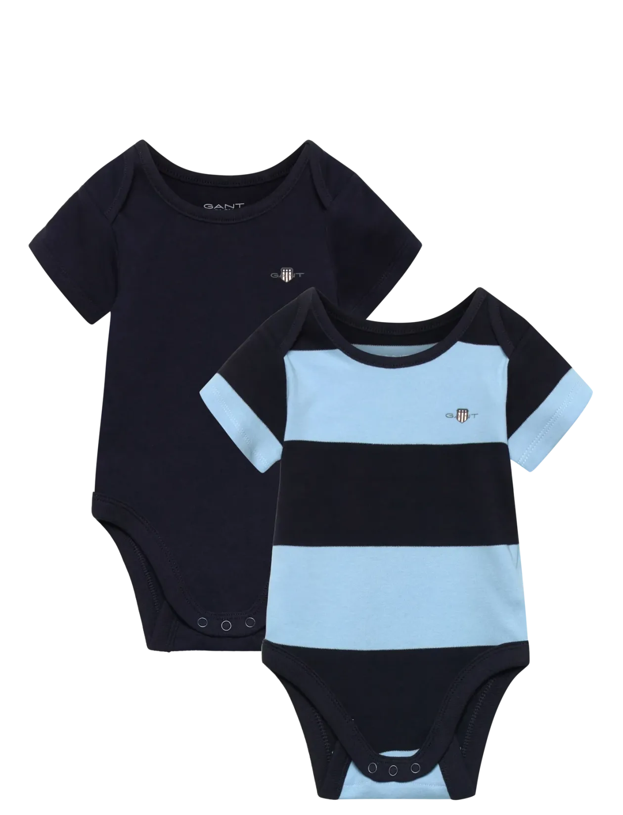 2 Pack SS Striped Romper - Sæt med body
