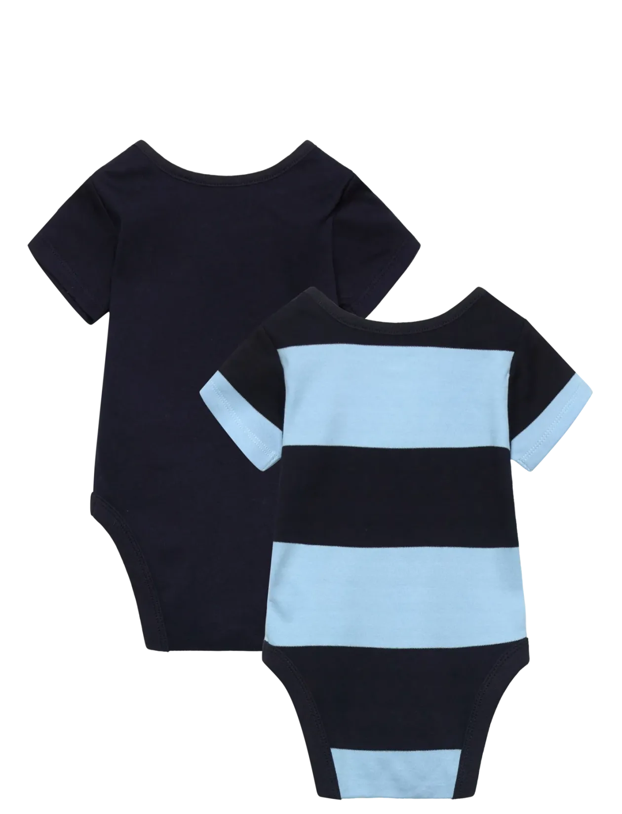 2 Pack SS Striped Romper - Sæt med body