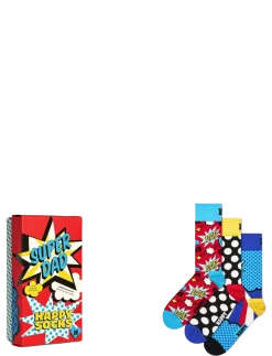 3-Pack Super Dad Socks Gift Set - Sokker
