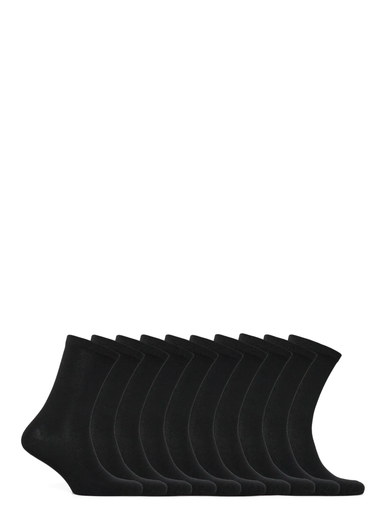 10-Pack Women Bamboo Basic Socks - Sokker