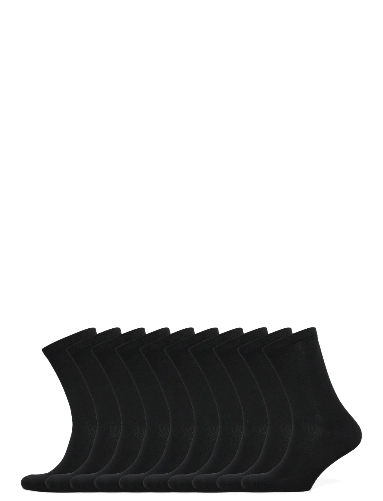 10-Pack Women Bamboo Basic Socks - Sokker