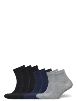 7-Pack Women Bamboo Low Cut Socks - Strømper