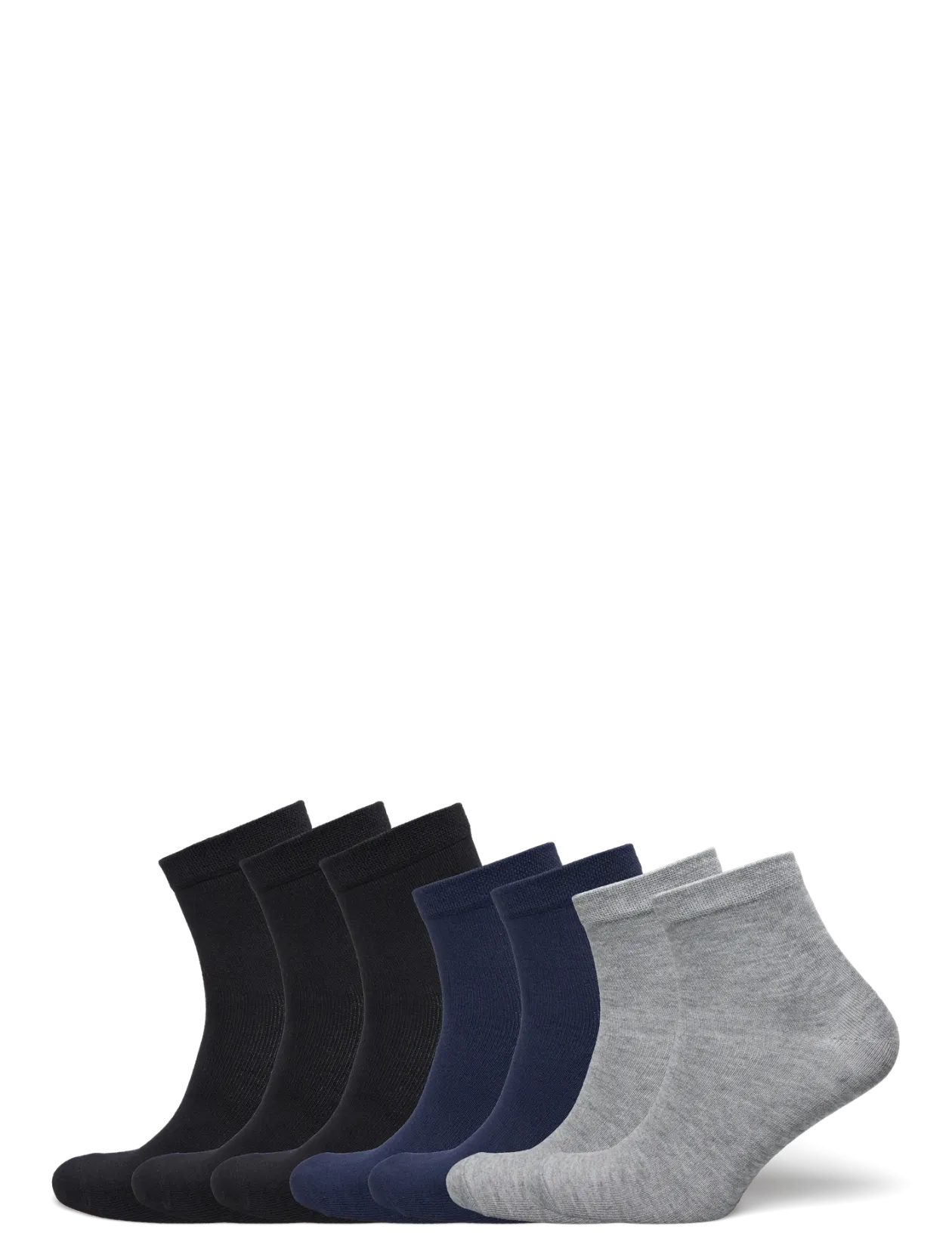 7-Pack Women Bamboo Low Cut Socks - Strømper