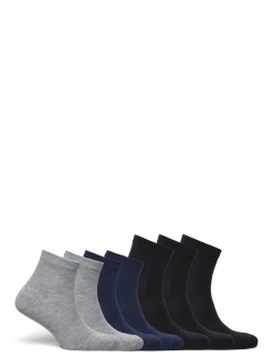 7-Pack Women Bamboo Low Cut Socks - Strømper