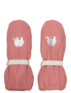 Padded PU-mittens w.fleece - Handsker
