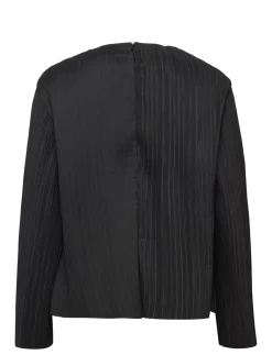 Paper Pleat Rina Blouse - Langærmede bluser