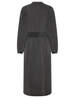 ParisLL Midi Dress LS - Denimkjoler